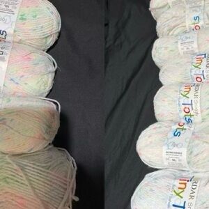 11 skeins Sirdar Tiny Tots snuggly